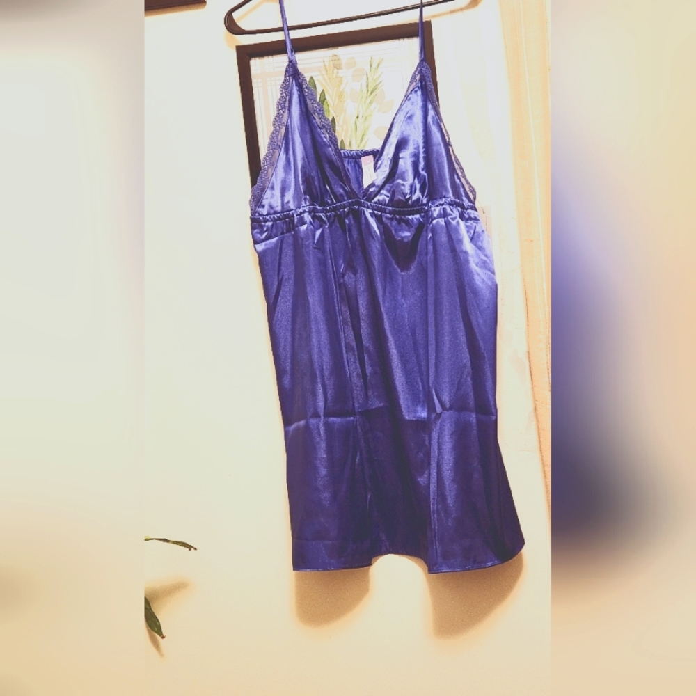 Lilac + London purple slip dress nightgown size 2x